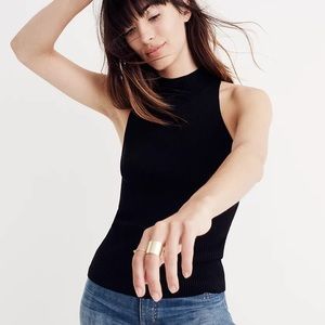 Slim Mockneck Sweater Tank